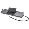 i-tec C31FLATDOCKPDPRO Metal USB-C Ergonomic 4K 3x Display Docking Station + Po