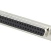 Złącze D-Sub, żeńskie, wtyk, proste, ilość pinów: 37 302A10069X
