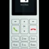 40844151 DECT handset with charging cradle, white