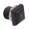 IRC3S422L0G APEM Green LED Black Button Square 16mm Momentary NO Push Button Switch IP67