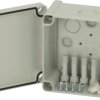 ABS enclosure, (L x W x H) 65 x 110 x 100 mm, gray, IP65, 5814021