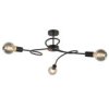 Lampa Sufitowa Nowoczesna 3Xe27 Fiore Black