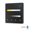 Naścienny panel bezprzewodowy 2.4GHz LED CCT 4 strefy/4 sceny 3V czarny