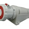 Gniazdo stałe 5P 63A 400V czerwone IP67 IZGN 6353