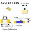 Bezpiecznik SMD-1206 2A 125V SK-12F2A125V1206