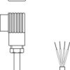 Leuze Electronic 50011258 Kabel połączeniowy Leuze, 1 szt.
