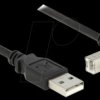 84810 Cable USB 2.0 Type-A male > USB 2.0 Type-B male angled 1.5 m bla