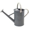 Kent & Stowe 34884 Metal Watering Can Cool Grey 4.5 litre