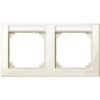 MERTEN M-SMART Ramka 2 podwójna pozioma z polem opisowym kremowy MTN471244 SCHNEIDER ELECTRIC