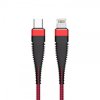 KABEL LIGHTNING TO TYPE C RED 1M ARMOR