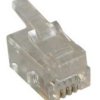 TPLUG-4P4C/2 Wtyk telefoniczny, modularny typu PLUG (RJ-9) -kpl. 2 szt