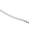Przewód o podwyższonej odporności PVC Biały, 100m 0,6 mm² 19/0,2 mm, 250 V, -40 → +105C, Ø 1.9mm, RS PRO