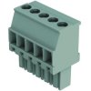 PCB connector, 6 pole, pitch 3.5 mm, straight, green, 14310614401000