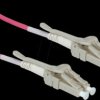 21158880 LWL patch cable, LC simplex, OM4, 50/125 µm, purple, 10 m