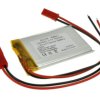 Akumulator; Li-Po; LP403450; 3,7V; 750mAh; 4x34x50mm; Zabezpieczenie PCM; konektor+ gniazdo 2,54*2piny; AKYGA; RoHS
