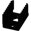 Finger shaped heatsink, (L x W x H) 38 x 26 x 22 mm, 9.9 K/W, black anodized, FK 225 SA L 2