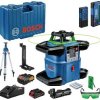 Laser rotacyjny Bosch Professional GRL 650 CHVG + BT 300 HD 06159940PS Maksymalny zasięg: 650 m