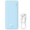 POWERBANK BASEUS 20000mAh 20W Airpow Simple Series, Niebieski, Kabel USB/USB-C 50cm