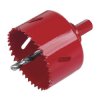 Wolfcraft 5464000 Hole Saw BiM with HSS Teeth 25 x 40mm 6mm HSS Center Drill