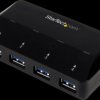 ST53004U1C USB 3.0, 5 port hub, 5x USB-a, black