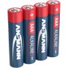 Ansmann 5015553 LR03 Red-Line AAA Batteries 1.5 V Alkali 4 pcs Reliable