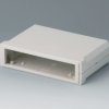 ABS enclosure, (L x W x H) 155 x 105 x 40 mm, gray white (RAL 9002), IP40, B3015117