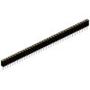 Socket header, 36 pole, pitch 2 mm, straight, black, BLY 1 36