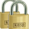 Padlock, double pack, level 4, shackle (H) 17 mm, brass, (B) 30 mm, K12530D2