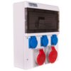 Zestaw Zasilający 16A/32A/400V 5P + 3X16a/250V 13-Mod Ip44 6634-000