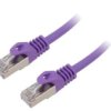 Patch Cord S/Ftp 6A Drut Cu Lszh Fioletowy 30M 27Awg Pp6a-Lszhcu-V-30M