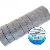 CV1 (EP-1920) SZA10 - taśma elektroizolacyjna PCW (zestaw 10 rolek 19mm x 20m x 0.13mm) szara