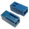 Gniazdo HU-02pin niebieski 2.54mm