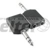 Wtyk Jack 6,3mm - 2x gniazdo Jack 6,3mm
