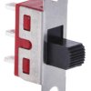 Przełącznik suwakowy, SPDT, Panel, 5 A Blokowanie, 85 °C, -30 °C, RS PRO Nylon