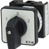 Changeover switch, rotary actuator, 1 pole, 20 A, (W x H x D) 48 x 48 x 76 mm, flush mounting, 012742