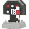 Sygnalizator zamknięcia toru Viessmann 4018, 7 mm, kolej D, 4 diody LED, skala H0