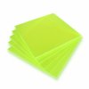 Plexi fluo zielona wylewana - 3mm - 200x200mm - 5 szt.