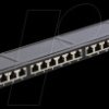 43316 19“ Patch Panel 24 Port Cat.6 0.5 U black