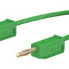 Przewód pomiarowy 2 mm 28.0039-030-25, PVC, 10A, 30 V ac, 60V dc, kolor: Zielony, dł. 300mm, CAT II, -10→