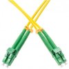 Patchcord światłowodowy FO SM LC/APC-LC/APC duplex 9/125 1m WAVE OPTICS
