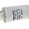 Kondensator; silnikowy (rozruchowy); CBB60A-16/450; 16uF; 450V AC; fi 40x70mm; konektory 6,3mm; SR Passives; RoHS