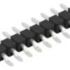 Pin header, 9 pole, pitch 2.54 mm, straight, black, SL12SMD0359Z