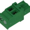 Łączówka; KLS2-EDKA-5.08-02P-4S; 2 tory; R=5,08mm; 25,8mm; 12A; 300V; na przewód; proste; otwór kwadratowy; śruba prosta; śrubow