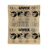 uvex 2112087 x-fit protective ear plugs 37 dB disposable 100 pairs