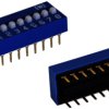 DIP switche, 8 pole, straight, 25 mA/24 VDC, 606000022