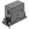 Grommet housing, size 16B, die-cast aluminum, 1 x M40, angled, screw locking, IP65/IP68/IPX9K, 19405160513