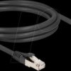 80753 RJ45 Network Cable Cat.8.1 S/FTP plug 45° left angled to plug st