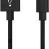 Ansmann Kabel USB USB 2.0 Złącze męskie USB-A, Złącze męskie USB Micro-B 1.20 m czarny aluminiowa wtyczka, płaszcz TPE 1