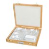 Eisco PH0571 - Mixed Prisms In Wooden Storage Box - Set of 7 Prisms