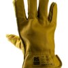 Rękawice robocze rozmiar: 9 materiał: Skóra zerwanie: 4 ścieranie: 3 zastosowanie: Ochrona cieplna
